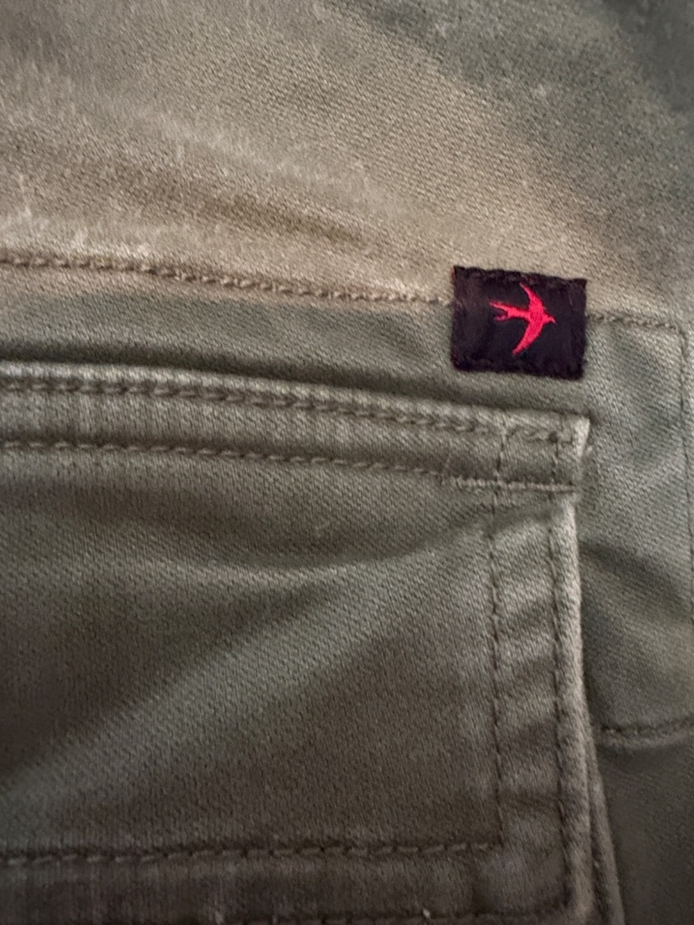 Relwen Brand Men's Army Olive Green Pant Khaki - Picture 4 of 7